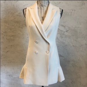 Zara Sleeveless Blazer Mini Dress
